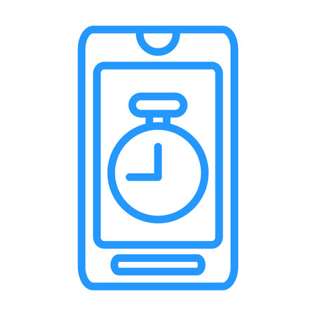 smartphone icon. outline style isolated on white backgroundのイラスト素材