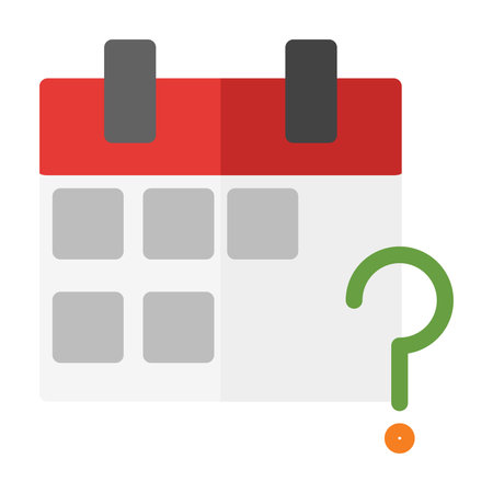 clean simple calendar icon flat style design isolated on white backgroundのイラスト素材