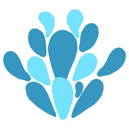 flower petal floral ornament isolated on white backgroundのイラスト素材