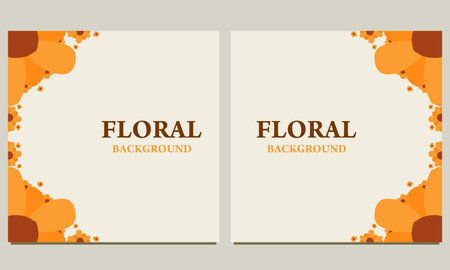 flower petal social media post background. Suitable for social media post, banner design and internet ads.のイラスト素材