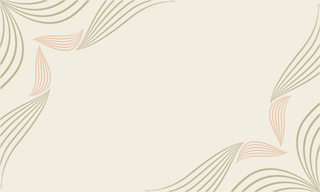 abstract floral background with abstract natural shape, leaf and floral ornament in soft color designのイラスト素材