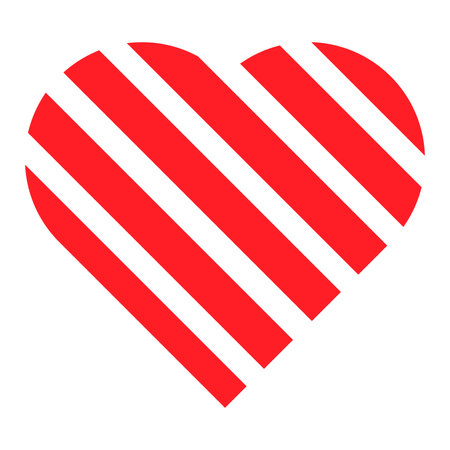 red heart icon. design element for valentine dayのイラスト素材