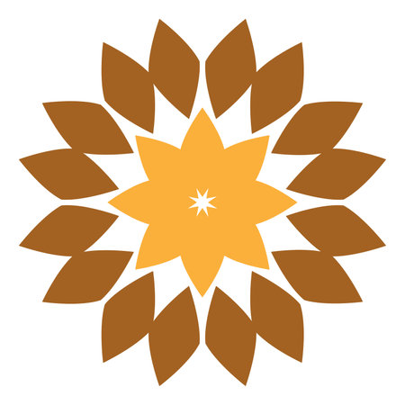 beautiful flower petals illustrationのイラスト素材