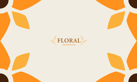 Elegant floral background with place for textのイラスト素材
