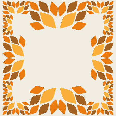 floral frame with floral elementのイラスト素材