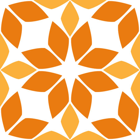 soft color seamless pattern with abstract flowersのイラスト素材