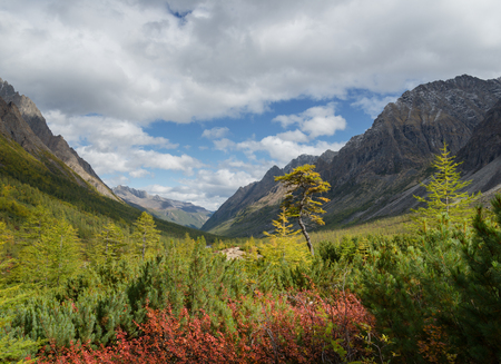 Autumn in the mountains Kodar ridgeの写真素材