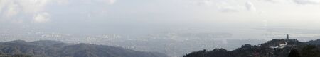 Panorama view of Kobe from the surrounding mountainsのeditorial素材