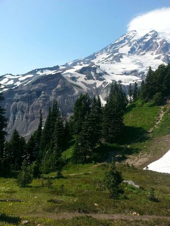 Everett mountains USの写真素材