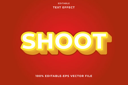 EDITABLE TEXT EFFECT MODERN STYLE SHOOTのイラスト素材