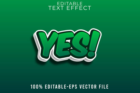 EDITABLE TEXT EFFECT CARTOON STYLEのイラスト素材