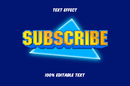Subscribe Editable Textのイラスト素材