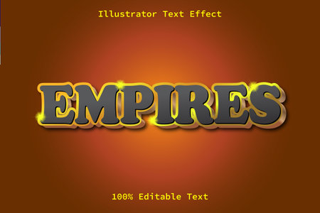 Empires Editable Text Effectのイラスト素材