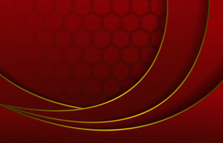 Luxury gold and red background designのイラスト素材