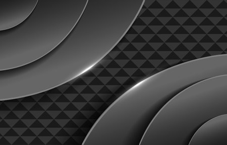 Luxury silver and black background designのイラスト素材