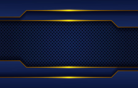 Luxury gold and blue background designのイラスト素材