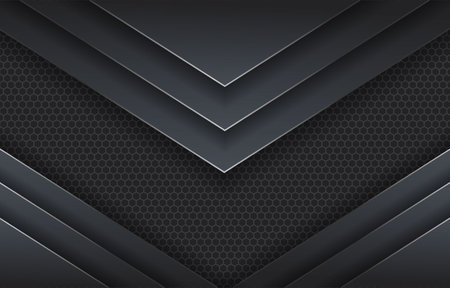 Elegant grey and black background designのイラスト素材