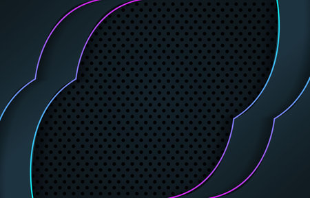 Elegant neon purple background designのイラスト素材