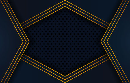 Luxury gold and blue background designのイラスト素材