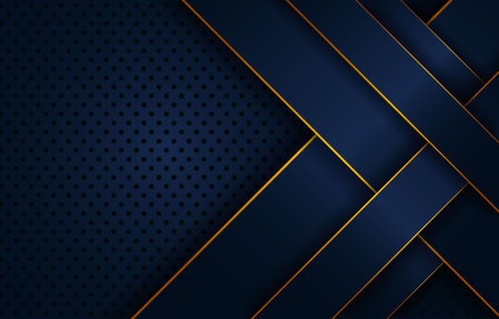 Luxury gold and blue background designのイラスト素材