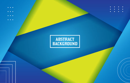 Abstract blue and yellow background designのイラスト素材
