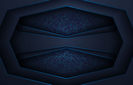 Luxury blue background designのイラスト素材