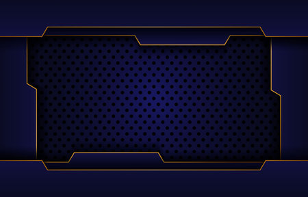 Luxury blue background designのイラスト素材