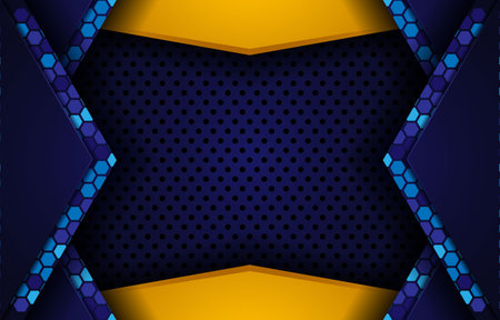 Luxury blue background designのイラスト素材