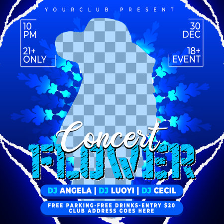 Music Concert Fly-er Designのイラスト素材