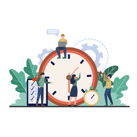 Time Work Officeのイラスト素材
