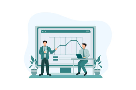 Business Flat Illustration Designのイラスト素材
