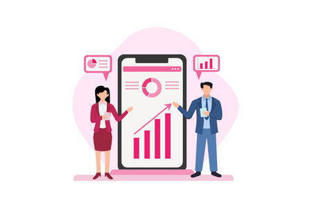 Business Flat Illustration Designのイラスト素材
