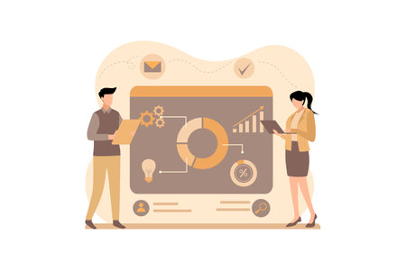 Business Planning Flat Designのイラスト素材