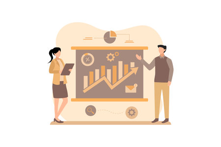 Business Planning Flat Designのイラスト素材