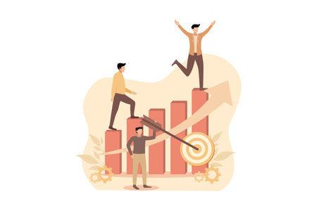 Business Flat Illustration Designのイラスト素材