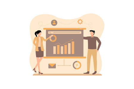 Business Planning Flat Designのイラスト素材