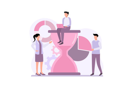 Business Flat Illustration Designのイラスト素材