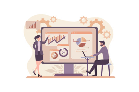 Business Analysis Flat Designのイラスト素材