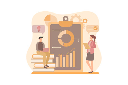 Business Planning Flat Designのイラスト素材