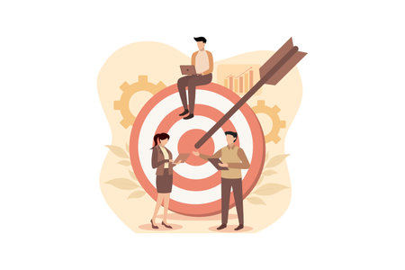 Business Flat Illustration Designのイラスト素材