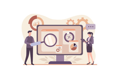 Business Analysis Flat Designのイラスト素材