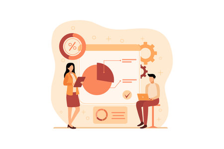 Business Analysis Flat Designのイラスト素材