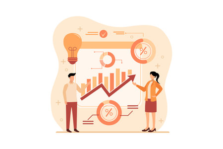 Business Analysis Flat Designのイラスト素材