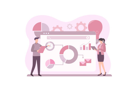 Business Planning Flat Designのイラスト素材