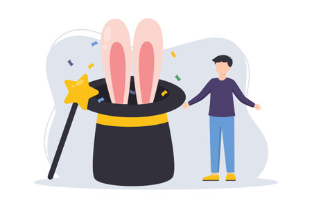 April Fools Flat Illustrationのイラスト素材