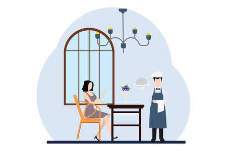 Cafe Flat Designのイラスト素材