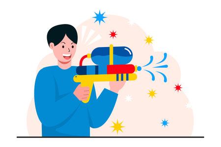 April Fools Flat Designのイラスト素材