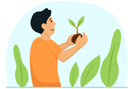 Earth Day Flat Illustrationのイラスト素材