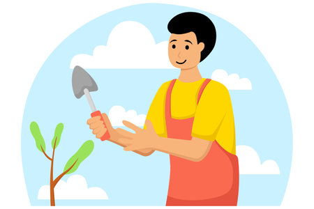 Earth Day Flat Illustrationのイラスト素材