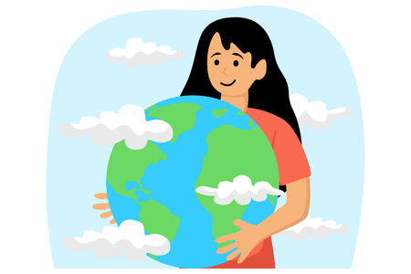Earth Day Flat Illustrationのイラスト素材